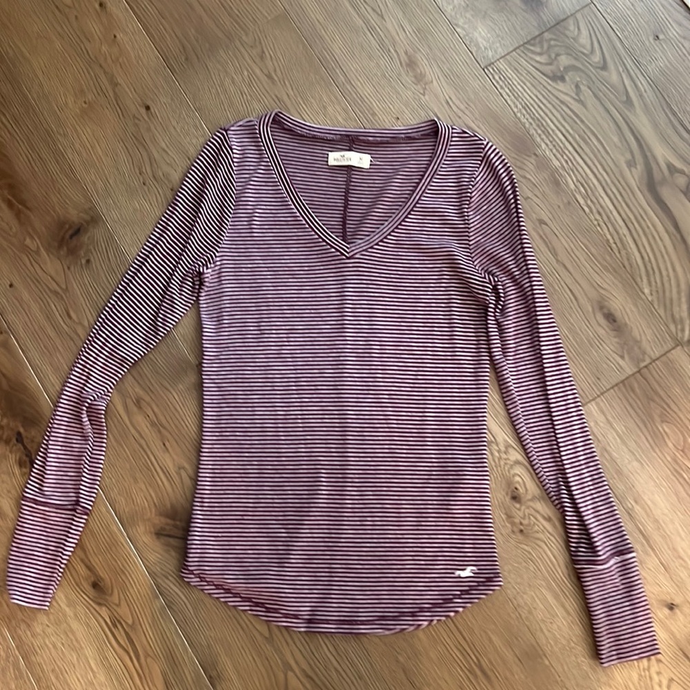 Hollister LS striped shirt